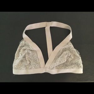 Colsie nude lace Bralette size L